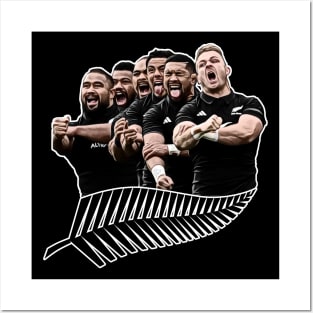 New Zealand All Blacks - HAKA Posters and Art